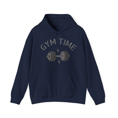 Gym Hoodie, Workout Hoodie, Gym Time Heavy Blend™ Hooded Sweatshirt, Kangaroo Pocket, Print on both sides full colours, 9 Colours, 50% Cotton and 50% Polyester, AUS-CAN-USA Warehouses, free Post.