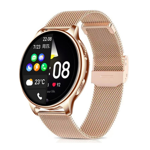 Smartwatch Health & Fitness monitoring, Full touchscreen, Answer/Call, Bluetooth Android-IOS, Free App, USB Rechargeable, others top features.