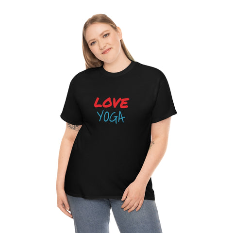 Yoga T-Shirt, Love Yoga T-Shirt 100% Cotton, 5 colours, AUS - USA warehouse