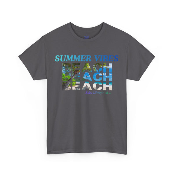 Summer Vibes T-shirt, Holidays T-shirt, Top quality cotton, 5 colours, different sizes, AU post.