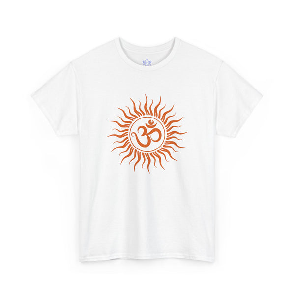OM symbol T-shirt, Sun T-shirt Heavy Cotton Tee, 8 colours, different sizes, Top quality cotton, AU post.