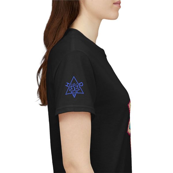 Floral Mandala T-shirt, OM symbol T-shirt, Heavy Cotton Tee, 7 different colours, 100% Cotton.