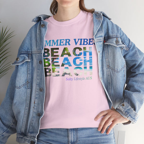 Summer Vibes T-shirt, Holidays T-shirt, Top quality cotton, 5 colours, different sizes, AU post.