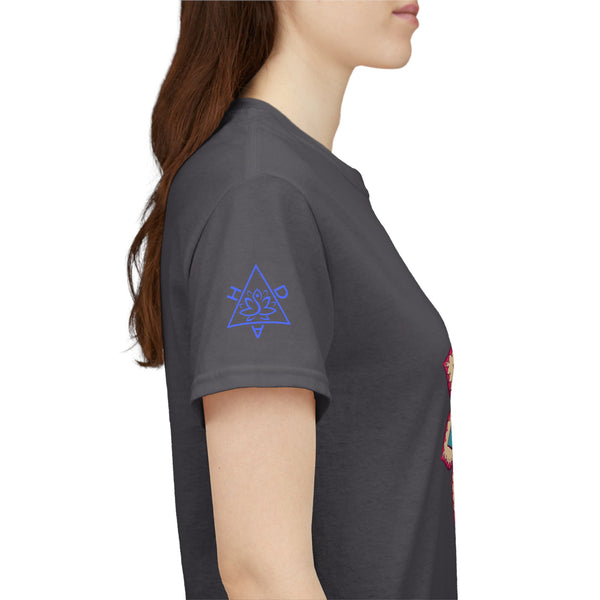 Floral Mandala T-shirt, OM symbol T-shirt, Heavy Cotton Tee, 7 different colours, 100% Cotton.