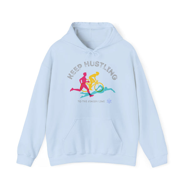 Hustling Hoodie,  Keep Hustling heavy blend hoodie with Kangaroo pocket, full colour, 6 Colours, 50% Cotton and 50% Polyester, AUS-CAN-USA warehouse, local post.