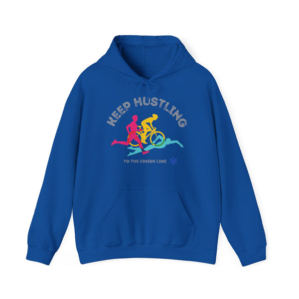 Hustling Hoodie,  Keep Hustling heavy blend hoodie with Kangaroo pocket, full colour, 6 Colours, 50% Cotton and 50% Polyester, AUS-CAN-USA warehouse, local post.