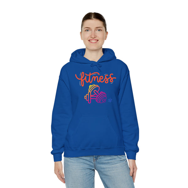 Fitness hoodie,  Gym  heavy blend hoodie with Kangaroo pocket, full colour, 6 colours, 50% Cotton and 50% Polyester.