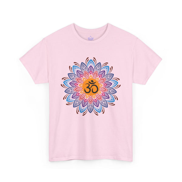 OM symbol T-shirt, Mandala T-shirt, Heavy Cotton Tee, 6 colours, Top Quality cotton, AU warehouse