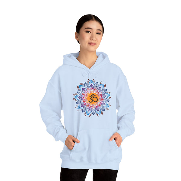 OM symbol Hoodie, Mandala Hoodie, Unisex Heavy Blend™ Hooded Sweatshirt, Kangaroo pocket, Top quality, Different Colours, Different Sizes, AU warehouse.