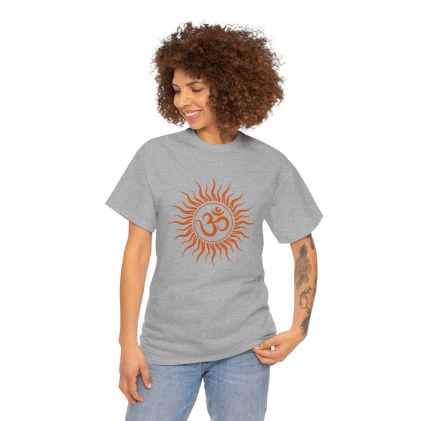 OM symbol T-shirt, Sun T-shirt Heavy Cotton Tee, 8 colours, different sizes, Top quality cotton, AU post.