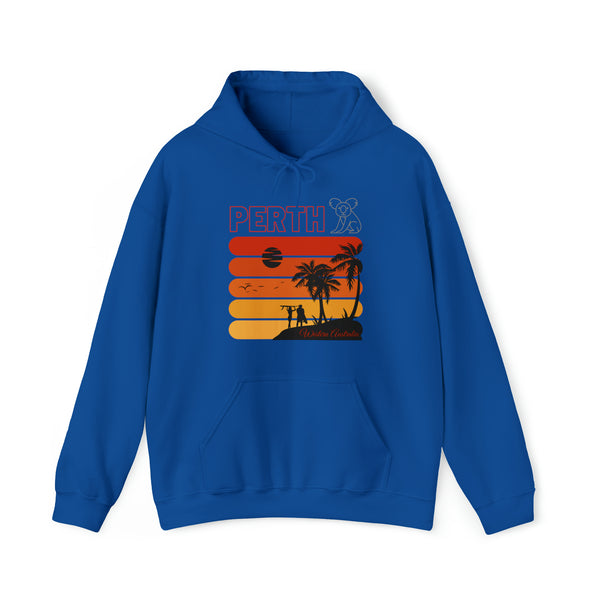 Surf Hoodie, Perth Sweatshirt with Spacious Kangaroo Pocket, 2 colours, USA warehouse, free post.