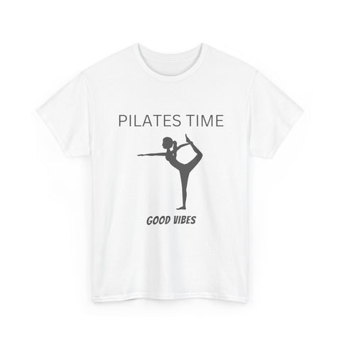 Pilates Time T-Shirt, Heavy Cotton Tee, 5 colours, USA/AUS/CAN Warehouse.