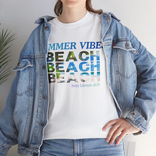 Summer Vibes T-shirt, Holidays T-shirt, Top quality cotton, 5 colours, different sizes, AU post.