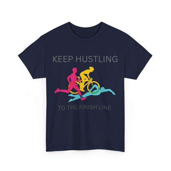 Keep Hustling T-Shirt, Heavy Cotton Tee, 4 colours, USA/AUS/CAN Warehouse.