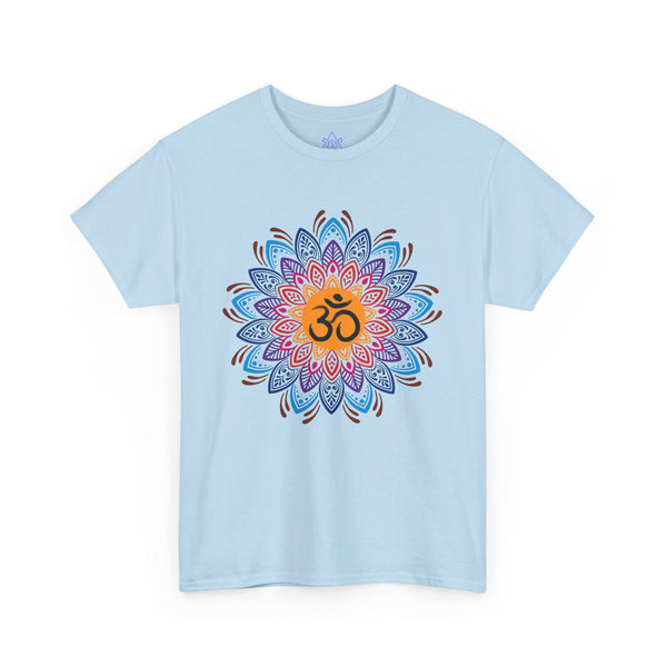 OM symbol T-shirt, Mandala T-shirt, Heavy Cotton Tee, 6 colours, Top Quality cotton, AU warehouse