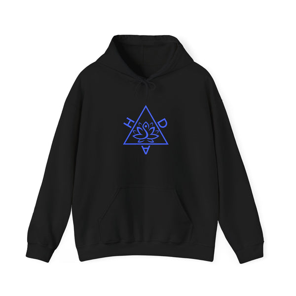 Fitness HDA hoodie, Hot Divas Accessories heavy blend hoodie with Kangaroo pocket, full colour, 6 colours, 50% Cotton and 50% Polyester.