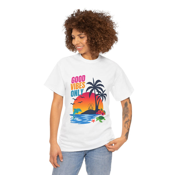 Good Vibes T-shirt, Yoga T-shirt, 100% cotton, 5 colours, different sizes, AU post.