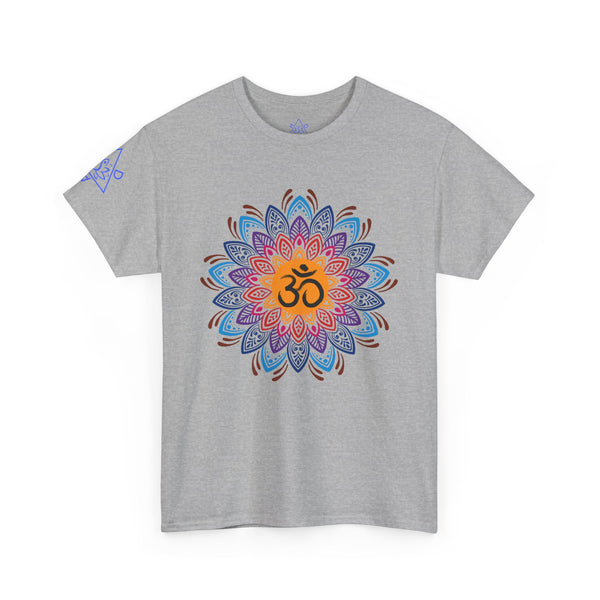 OM symbol T-shirt, Mandala T-shirt, Heavy Cotton Tee, 6 colours, 100% cotton, AU warehouse