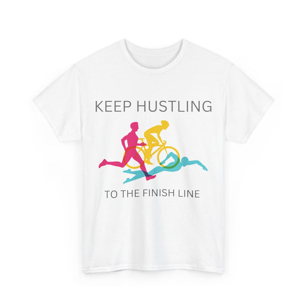 Keep Hustling T-Shirt, Heavy Cotton Tee, 4 colours, USA/AUS/CAN Warehouse.