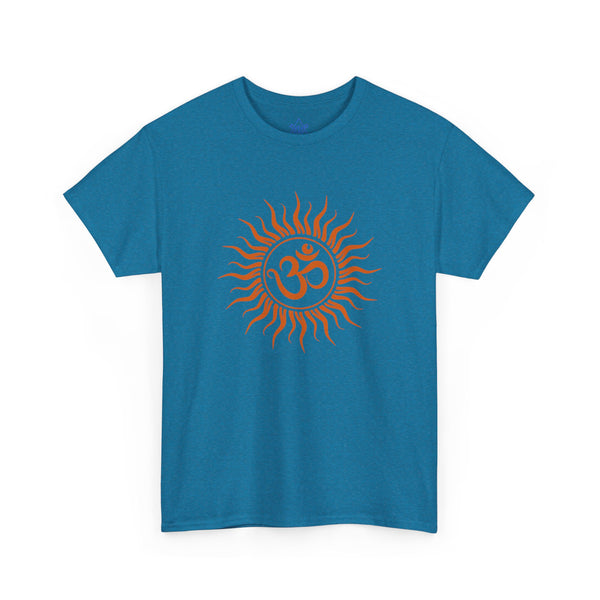 OM symbol T-shirt, Sun T-shirt Heavy Cotton Tee, 8 colours, different sizes, Top quality cotton, AU post.