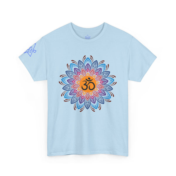 OM symbol T-shirt, Mandala T-shirt, Heavy Cotton Tee, 6 colours, 100% cotton, AU warehouse