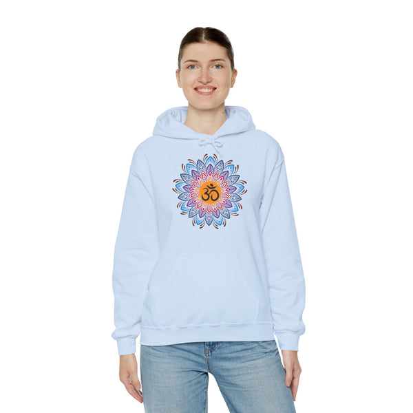 OM symbol Hoodie, Mandala Hoodie, Unisex Heavy Blend™ Hooded Sweatshirt, Kangaroo pocket, Top quality, Different Colours, Different Sizes, AU warehouse.