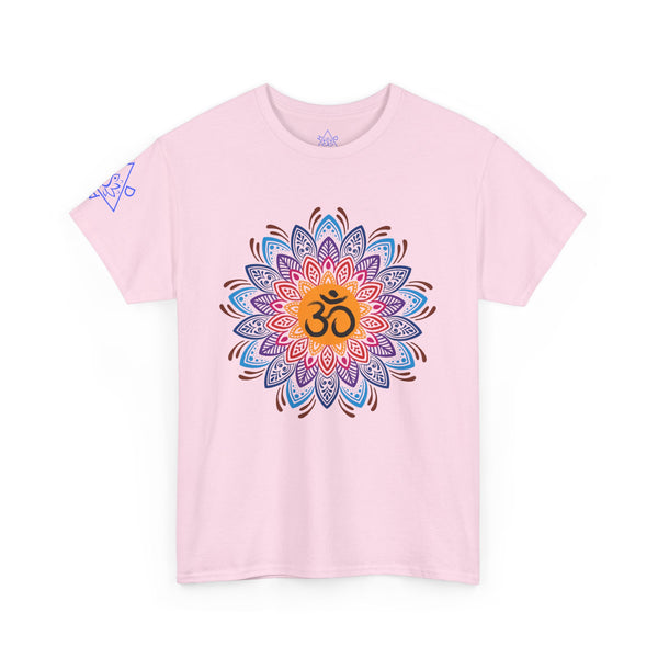 OM symbol T-shirt, Mandala T-shirt, Heavy Cotton Tee, 6 colours, 100% cotton, AU warehouse
