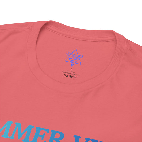 Summer Vibes T-shirt, Holidays T-shirt, Top quality cotton, 5 colours, different sizes, AU post.