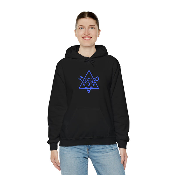 Fitness HDA hoodie, Hot Divas Accessories heavy blend hoodie with Kangaroo pocket, full colour, 6 colours, 50% Cotton and 50% Polyester.