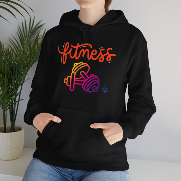 Fitness hoodie,  Gym  heavy blend hoodie with Kangaroo pocket, full colour, 6 colours, 50% Cotton and 50% Polyester.