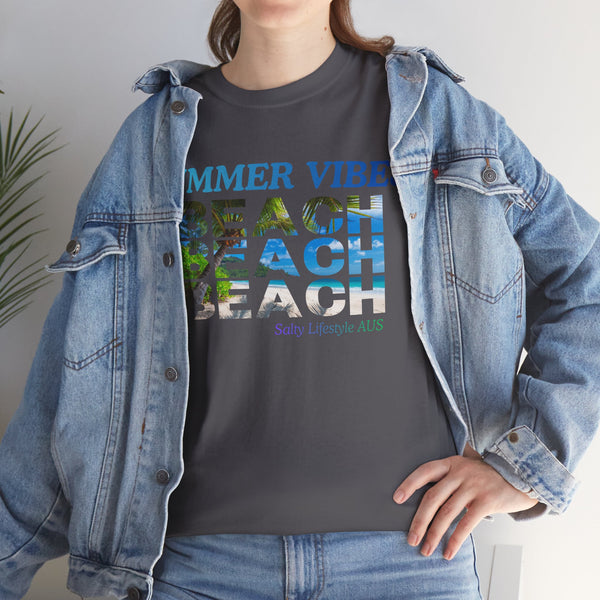 Summer Vibes T-shirt, Holidays T-shirt, Top quality cotton, 5 colours, different sizes, AU post.