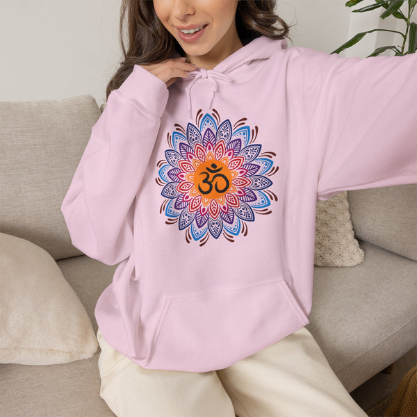 OM symbol Hoodie, Mandala Hoodie, Unisex Heavy Blend™ Hooded Sweatshirt, Kangaroo pocket, Top quality, Different Colours, Different Sizes, AU warehouse.