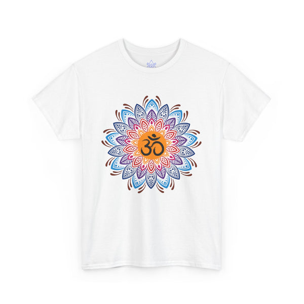 OM symbol T-shirt, Mandala T-shirt, Heavy Cotton Tee, 6 colours, Top Quality cotton, AU warehouse