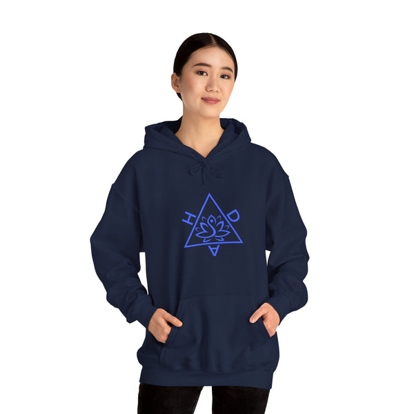 Fitness HDA hoodie, Hot Divas Accessories heavy blend hoodie with Kangaroo pocket, full colour, 6 colours, 50% Cotton and 50% Polyester.
