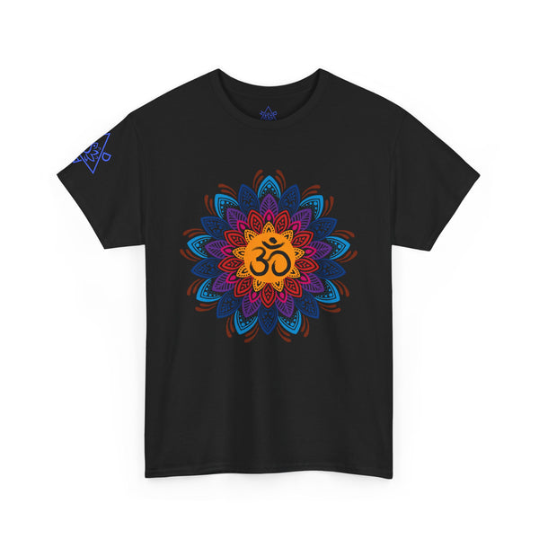 OM symbol T-shirt, Mandala T-shirt, Heavy Cotton Tee, 6 colours, 100% cotton, AU warehouse
