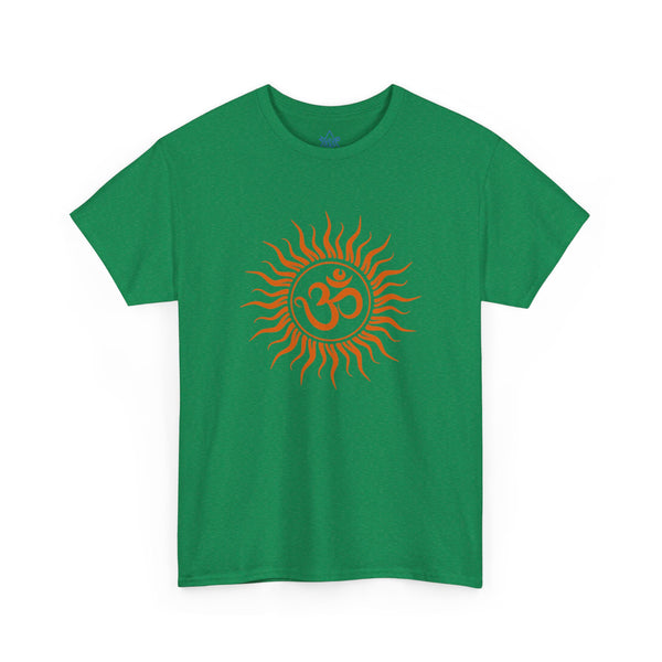 OM symbol T-shirt, Sun T-shirt Heavy Cotton Tee, 8 colours, different sizes, Top quality cotton, AU post.