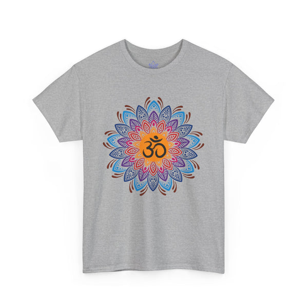 OM symbol T-shirt, Mandala T-shirt, Heavy Cotton Tee, 6 colours, Top Quality cotton, AU warehouse