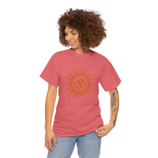 OM symbol T-shirt, Sun T-shirt Heavy Cotton Tee, 8 colours, different sizes, Top quality cotton, AU post.