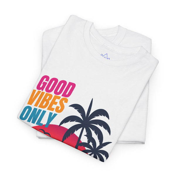 Good Vibes T-shirt, Yoga T-shirt, 100% cotton, 5 colours, different sizes, AU post.