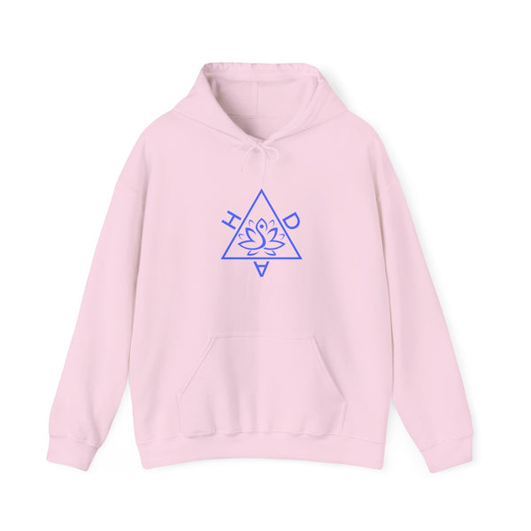 Fitness HDA hoodie, Hot Divas Accessories heavy blend hoodie with Kangaroo pocket, full colour, 6 colours, 50% Cotton and 50% Polyester.