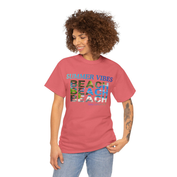 Summer Vibes T-shirt, Holidays T-shirt, Top quality cotton, 5 colours, different sizes, AU post.