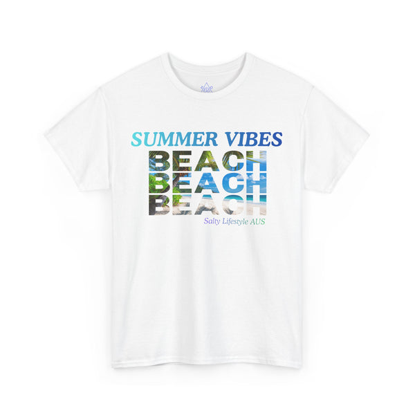 Summer Vibes T-shirt, Holidays T-shirt, Top quality cotton, 5 colours, different sizes, AU post.