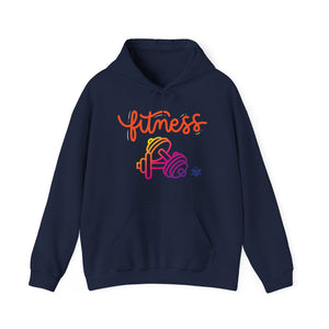 Fitness hoodie,  Gym  heavy blend hoodie with Kangaroo pocket, full colour, 6 colours, 50% Cotton and 50% Polyester.
