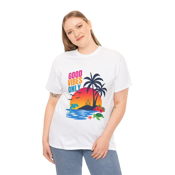 Good Vibes T-shirt, Yoga T-shirt, 100% cotton, 5 colours, different sizes, AU post.