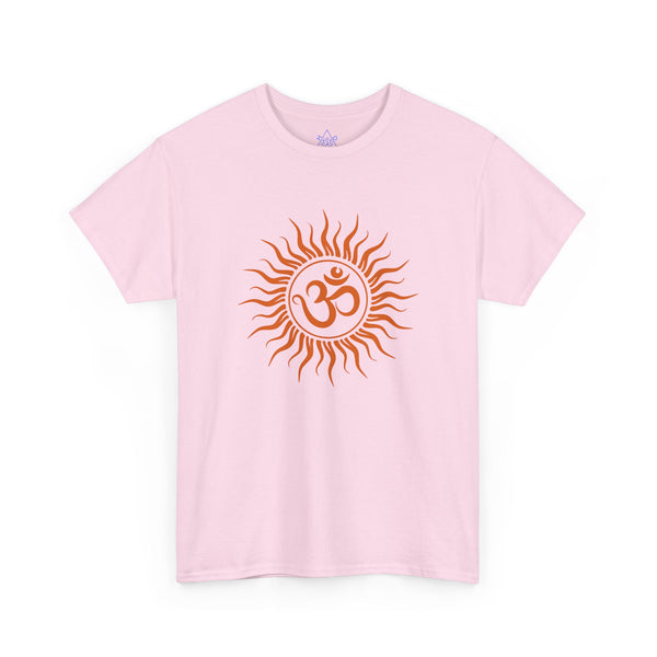 OM symbol T-shirt, Sun T-shirt Heavy Cotton Tee, 8 colours, different sizes, Top quality cotton, AU post.