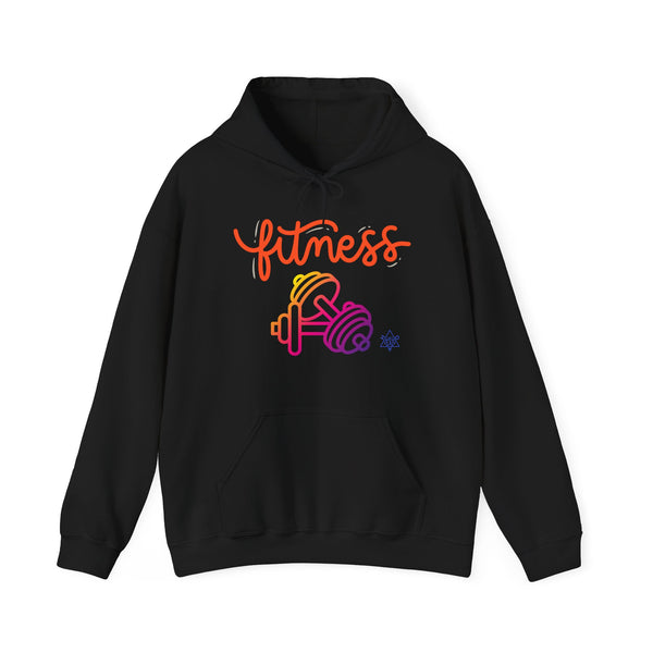 Fitness hoodie,  Gym  heavy blend hoodie with Kangaroo pocket, full colour, 6 colours, 50% Cotton and 50% Polyester.