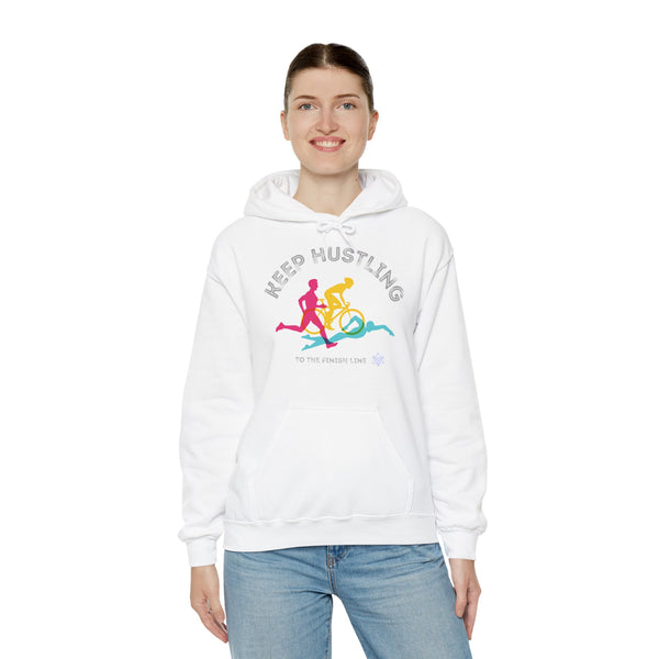 Hustling Hoodie,  Keep Hustling heavy blend hoodie with Kangaroo pocket, full colour, 6 Colours, 50% Cotton and 50% Polyester, AUS-CAN-USA warehouse, local post.