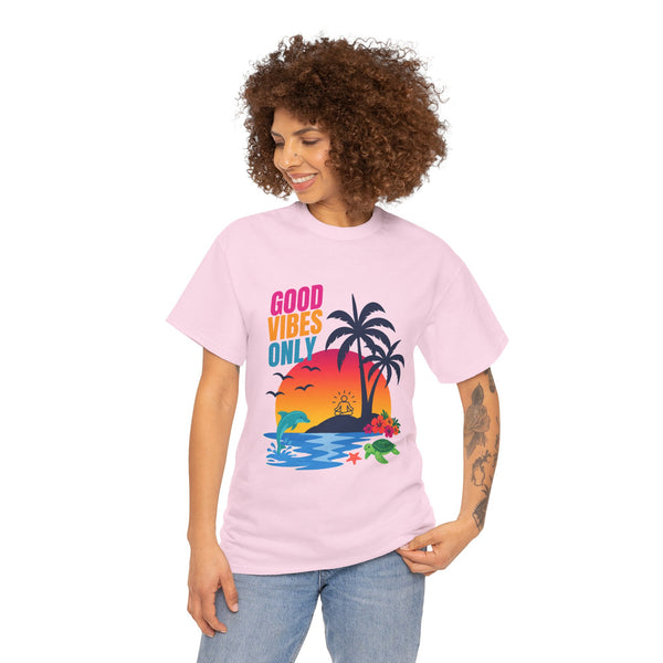 Good Vibes T-shirt, Yoga T-shirt, 100% cotton, 5 colours, different sizes, AU post.