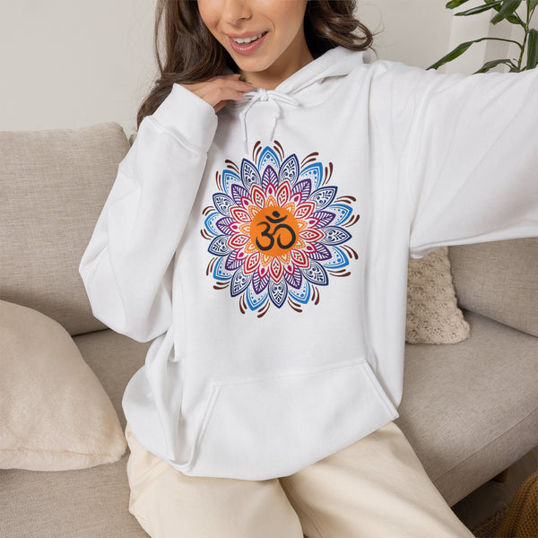 OM symbol Hoodie, Mandala Hoodie, Unisex Heavy Blend™ Hooded Sweatshirt, Kangaroo pocket, Top quality, Different Colours, Different Sizes, AU warehouse.