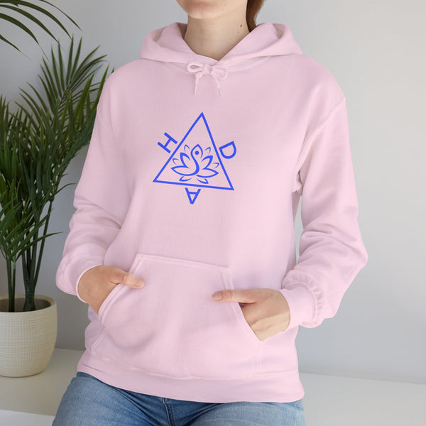 Fitness HDA hoodie, Hot Divas Accessories heavy blend hoodie with Kangaroo pocket, full colour, 6 colours, 50% Cotton and 50% Polyester.